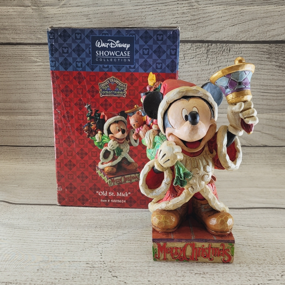 Jim Shore Disney Showcase Collection 'Old St. Mick' Holiday Figurine
